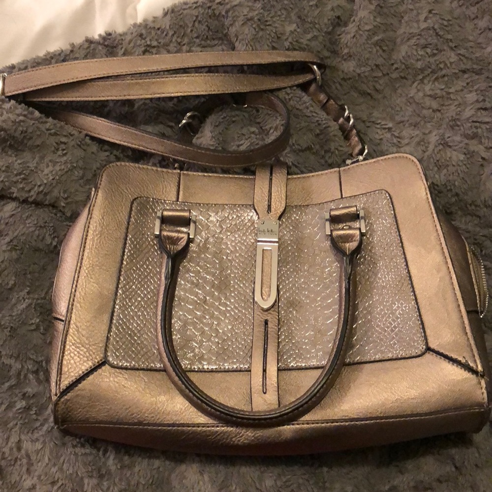 Nicole Miller BRAND NEW alligator pattern purse